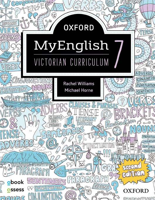 Oxford MyEnglish 7 VIC Student book + obook assess