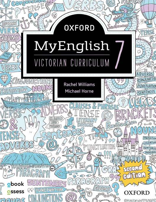 Picture of Oxford MyEnglish 7 VIC Student book + obook assess