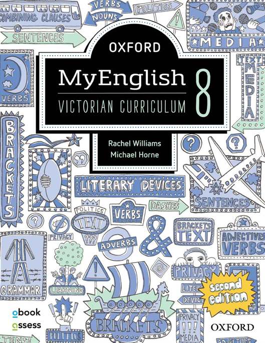 Oxford MyEnglish 8 VIC Student book + obook assess