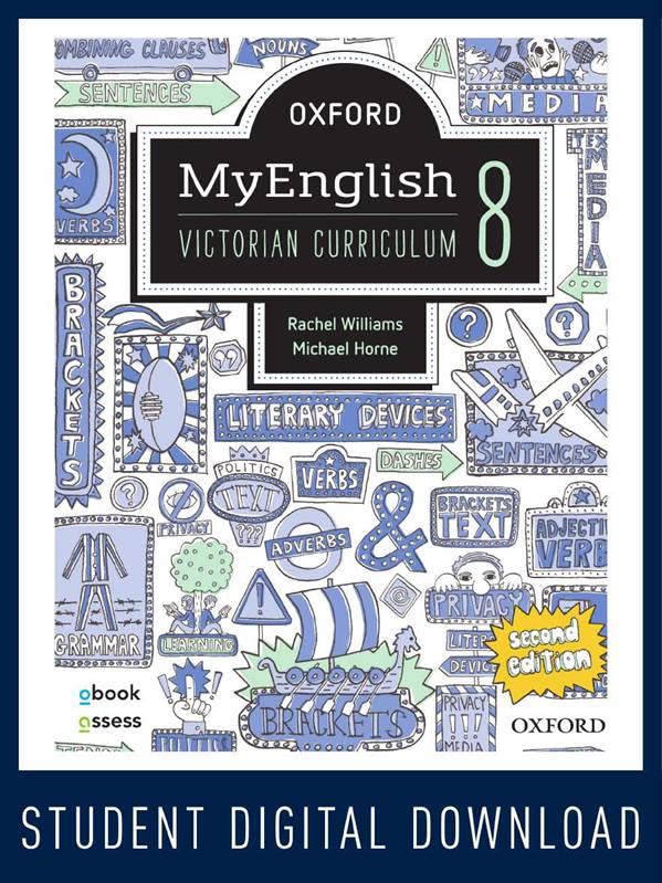 Oxford MyEnglish 8 VIC obook assess Oxford MyEnglish 8 VIC obook assess