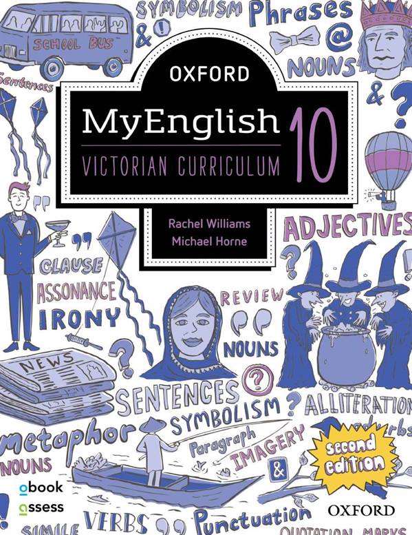Oxford MyEnglish 10 VIC Student book + obook assess