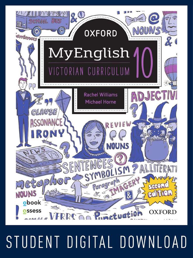 Oxford MyEnglish 10 VIC obook assess Oxford MyEnglish 10 VIC obook assess