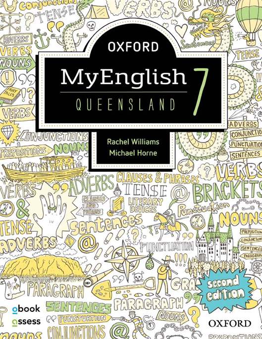 Oxford MyEnglish 7 QLD Student book + obook assess Oxford MyEnglish 7 QLD Student book + obook assess