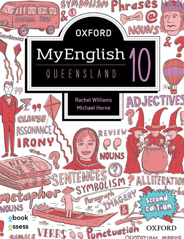 圖片 Oxford MyEnglish 10 QLD Student book + obook assess