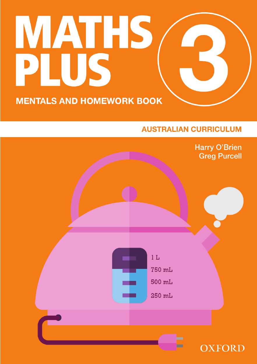 Maths Plus Australian Curriculum Mentals and Homework Book 3, 2020