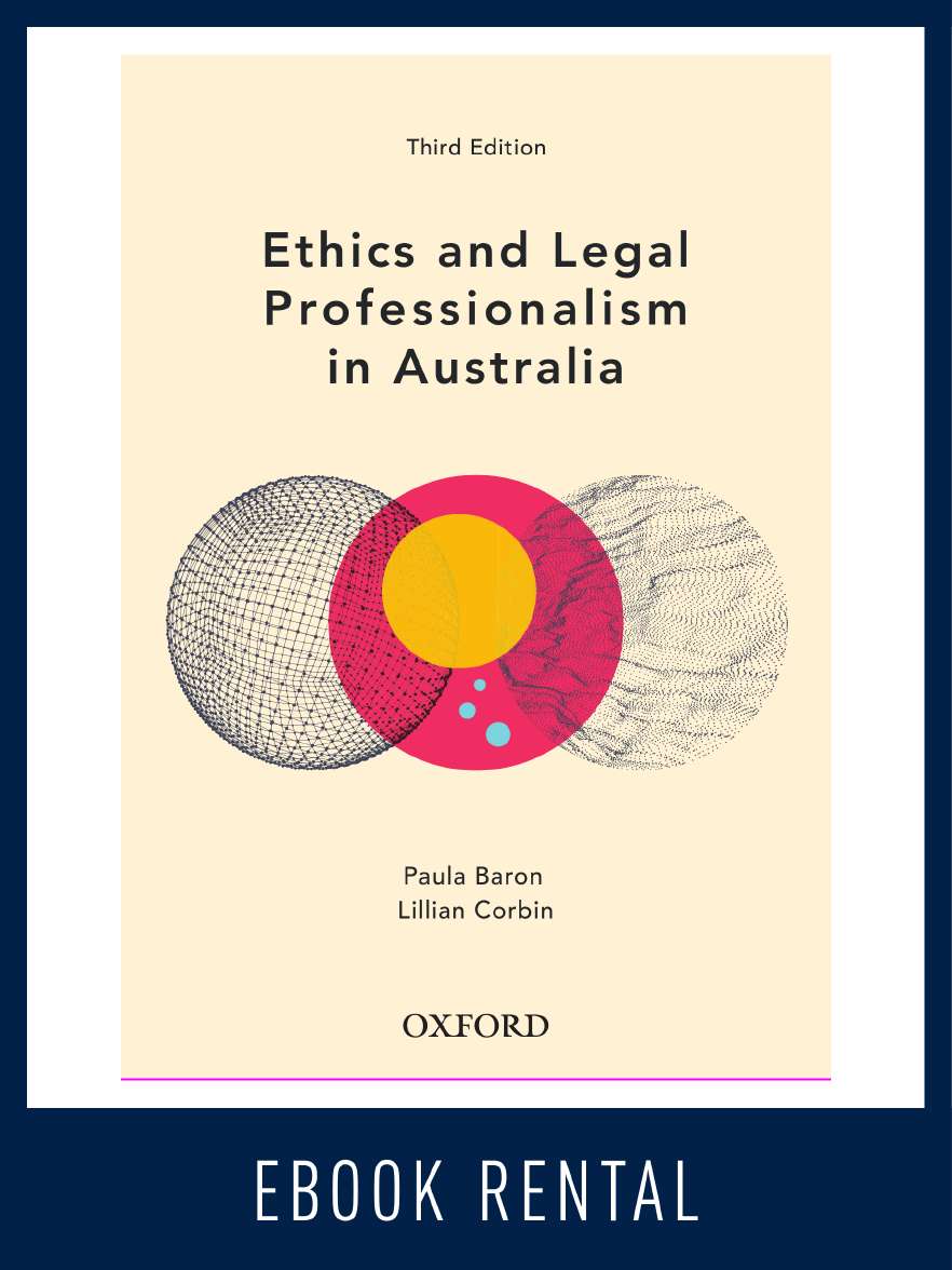 Ethics and Legal Professionalism in Australia eBook