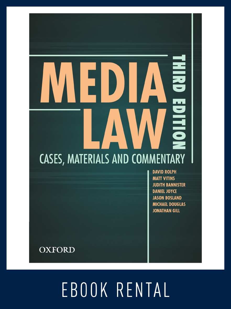 Media Law eBook Media Law eBook