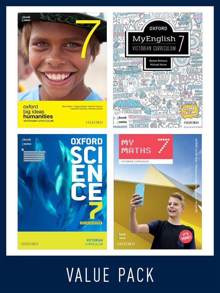 Oxford Value Pack Victorian Curriculum Year 7 2020 edition (print+digital) Oxford Value Pack Victorian Curriculum Year 7 2020 edition (print+digital)