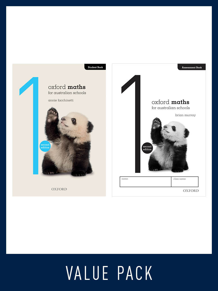 Oxford Maths for Australian Schools Student and Assessment Book Yr 1 Value Pack Oxford Maths for Australian Schools Student and Assessment Book Yr 1 Value Pack
