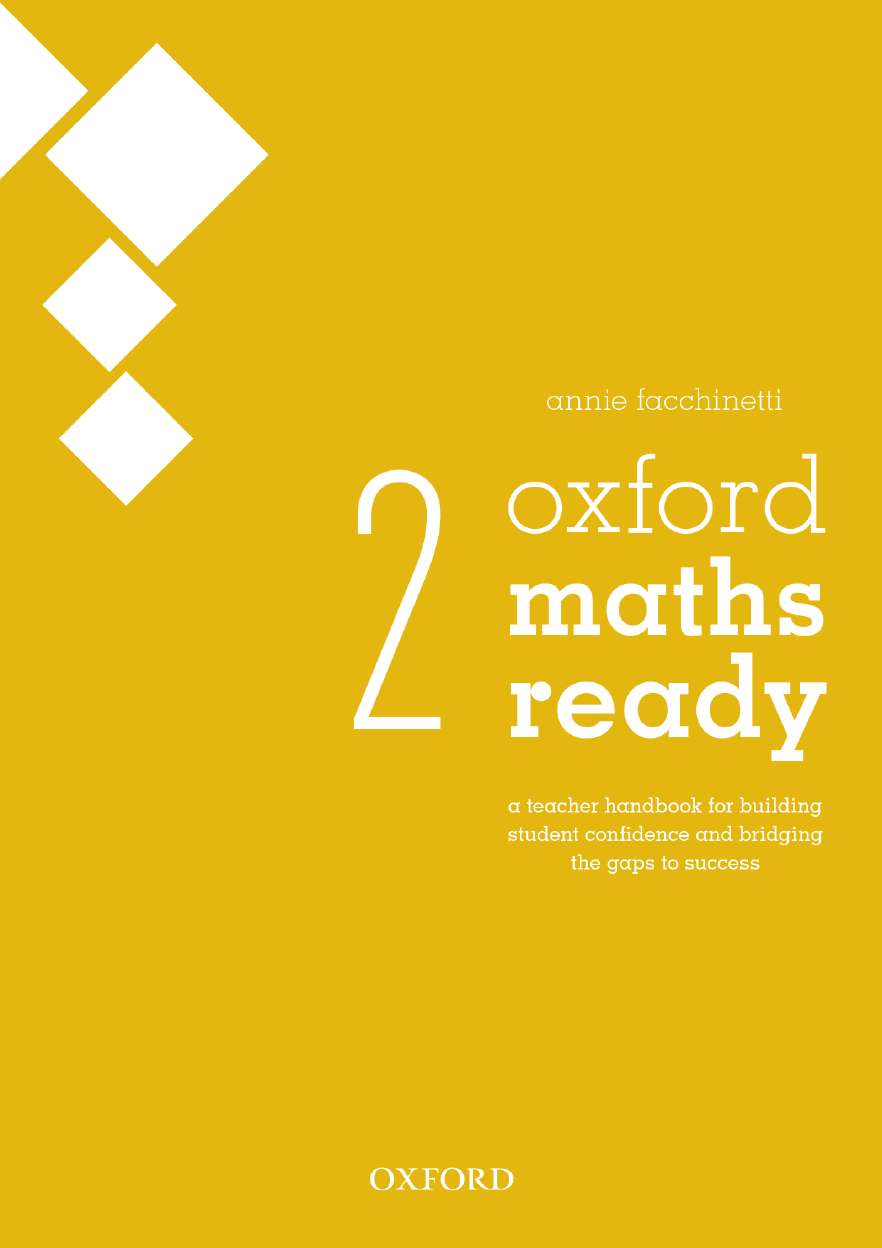 Oxford Maths Ready Teacher Handbook Year 2 Oxford Maths Ready Teacher Handbook Year 2