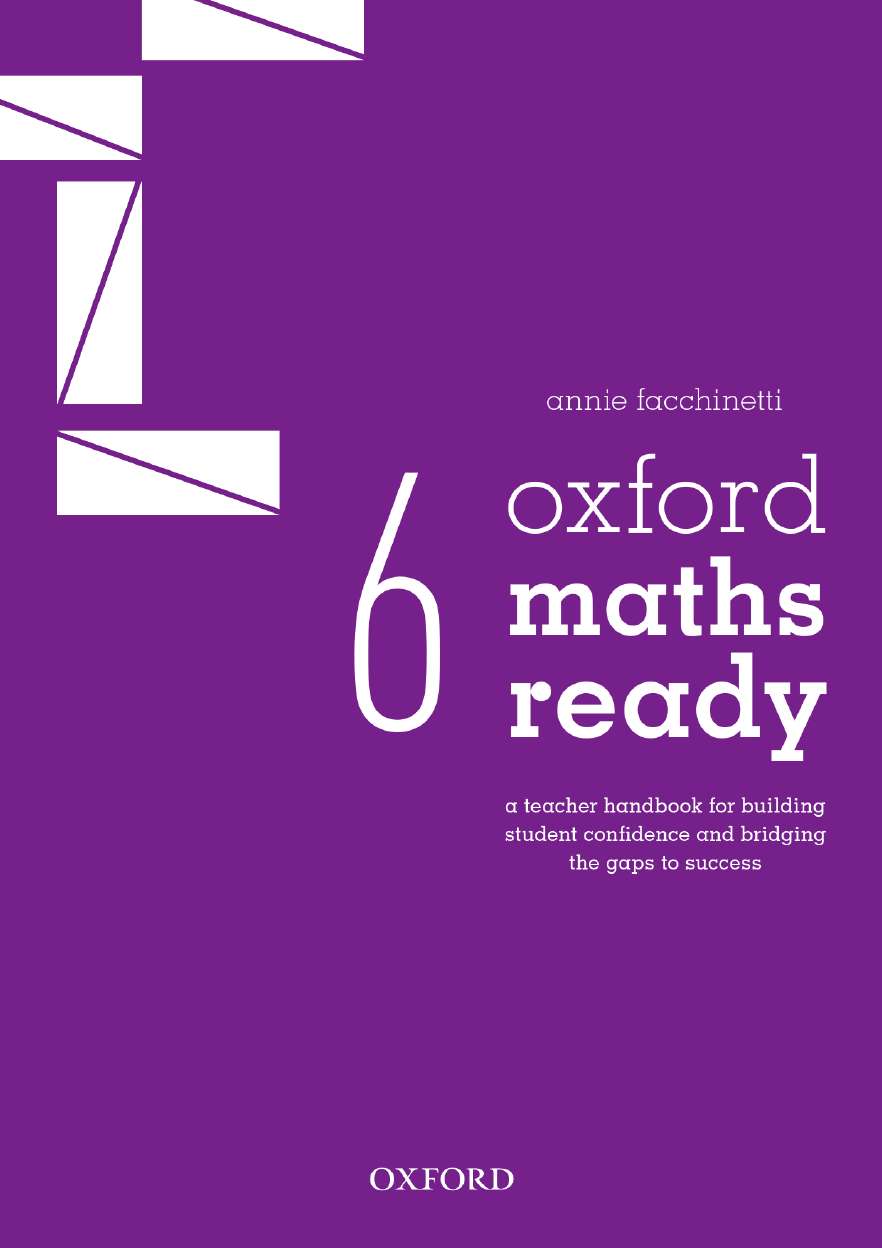 Oxford Maths Ready Teacher Handbook Year 6 Oxford Maths Ready Teacher Handbook Year 6