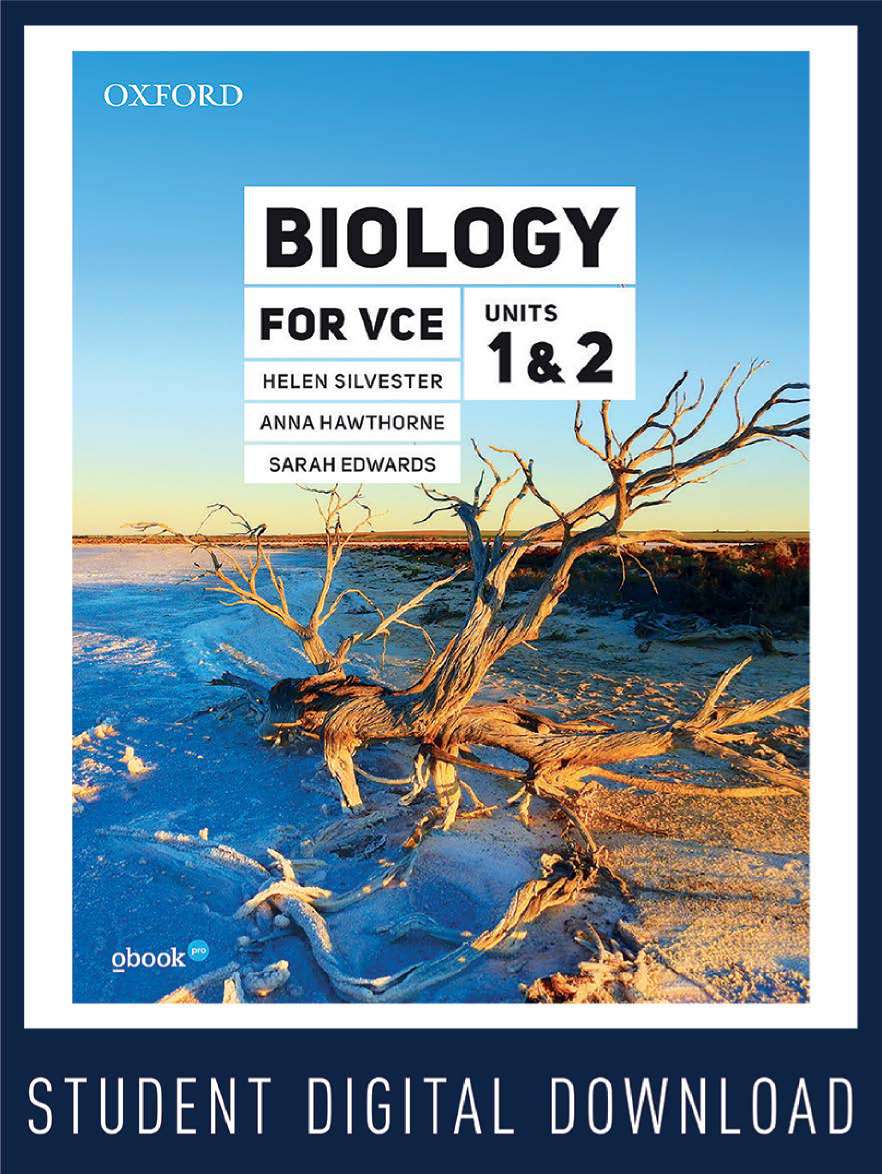Biology for VCE Units 1 & 2 Student obook pro (2yr licence)