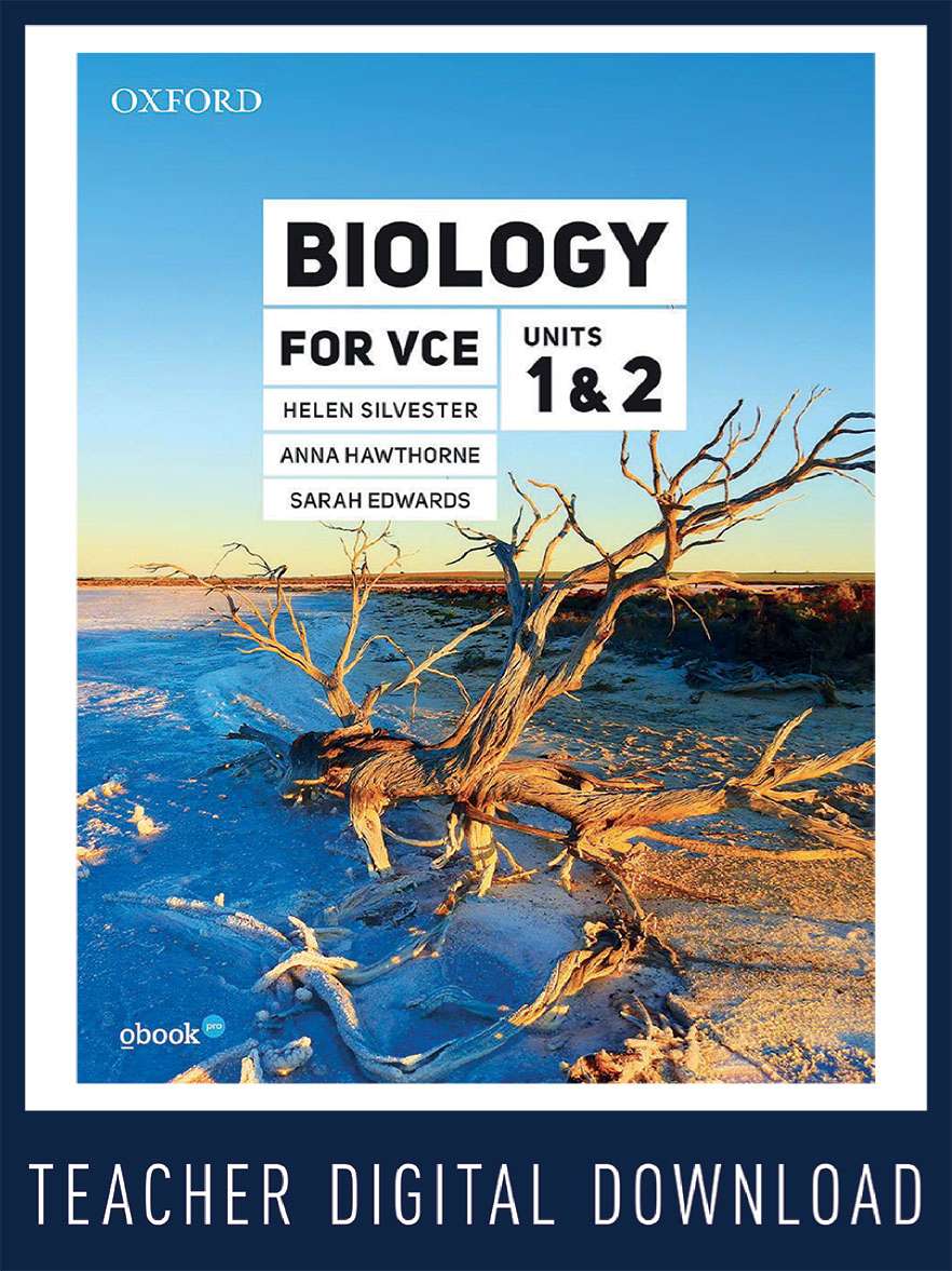 Biology for VCE Units 1 & 2 Teacher obook pro (1yr SB licence)