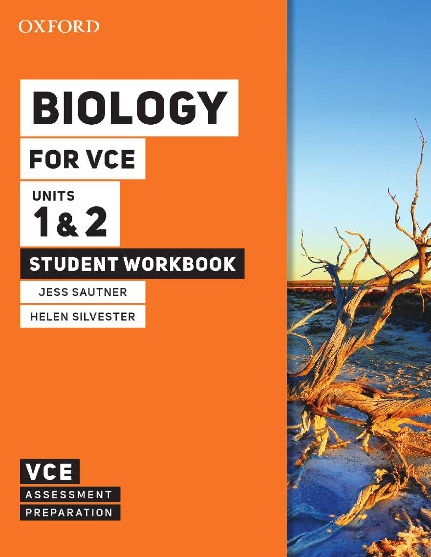Biology for VCE Units 1&2 Student Workbook+obook pro
