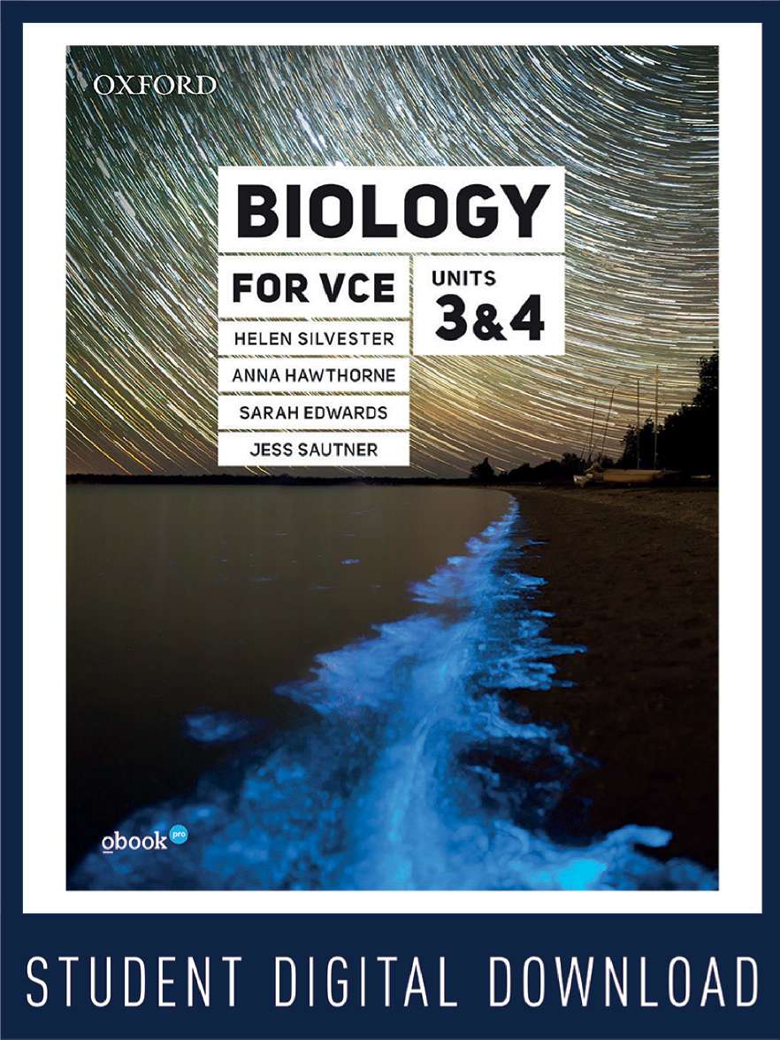 Biology for VCE Units 3 & 4 Student obook pro (1yr licence)
