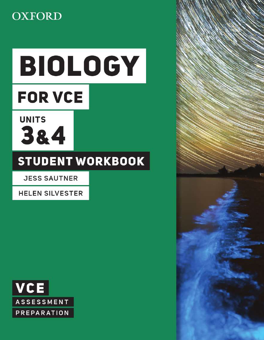 Biology for VCE Units 3 & 4 Student Workbook+obook pro
