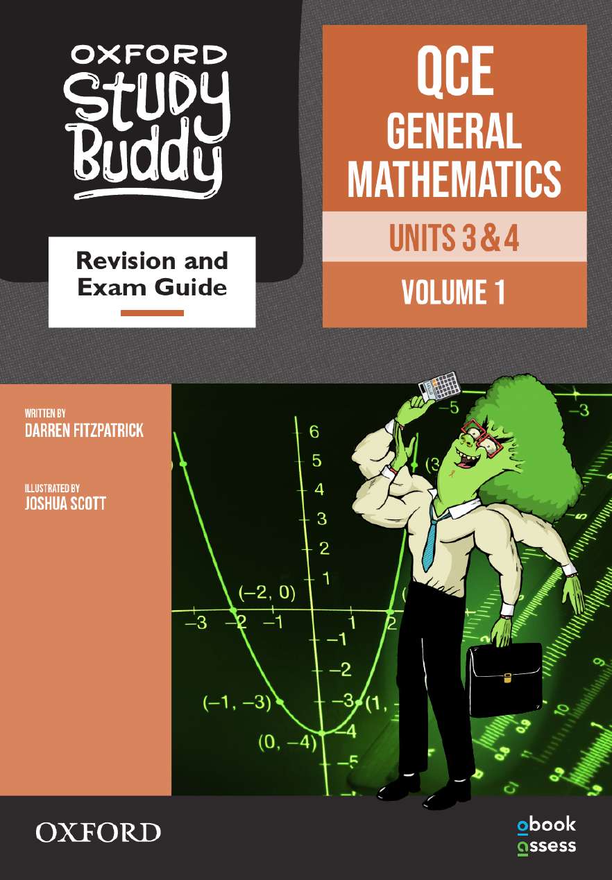 Picture of Oxford Study Buddy QCE General Mathematics Units 3&4 Revision and exam guide