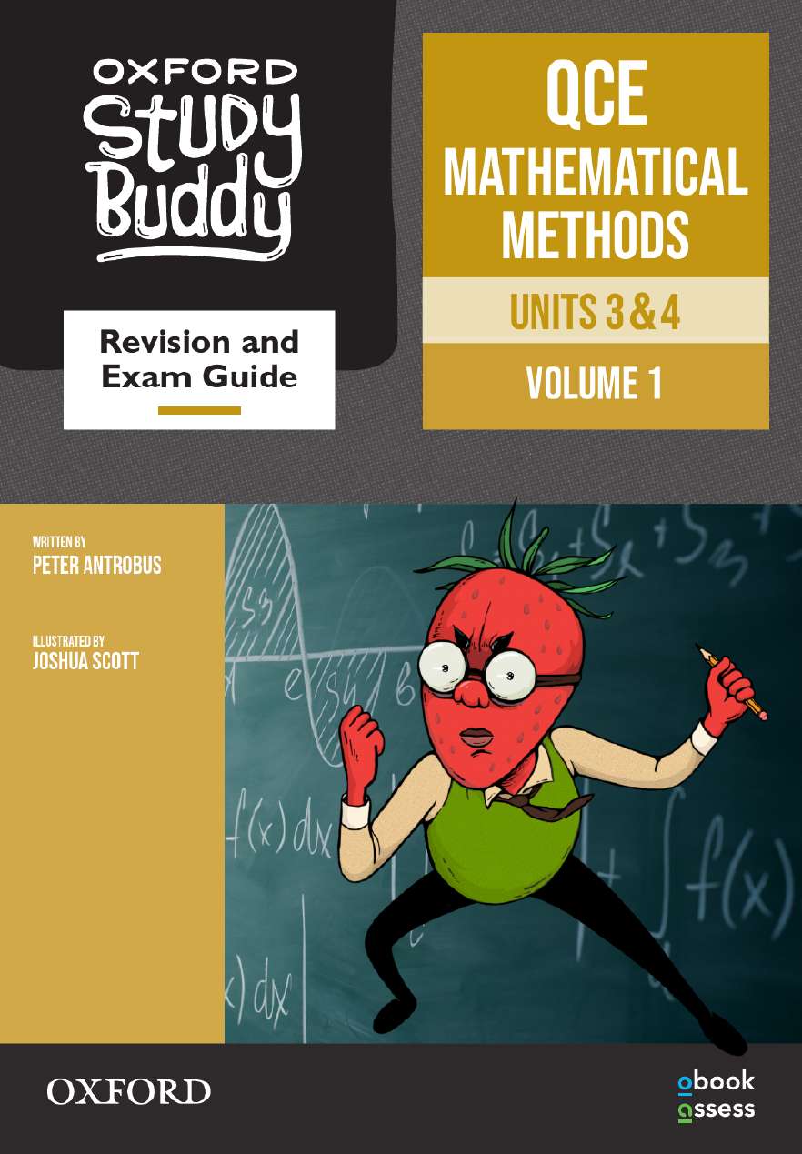 Oxford Study Buddy QCE Mathematical Methods Units 3&4 Revision and exam guide