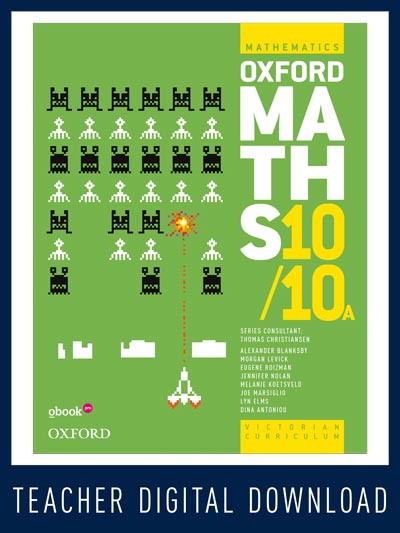 Oxford Maths 10/10A Teacher obook pro (Option 1: SB access)