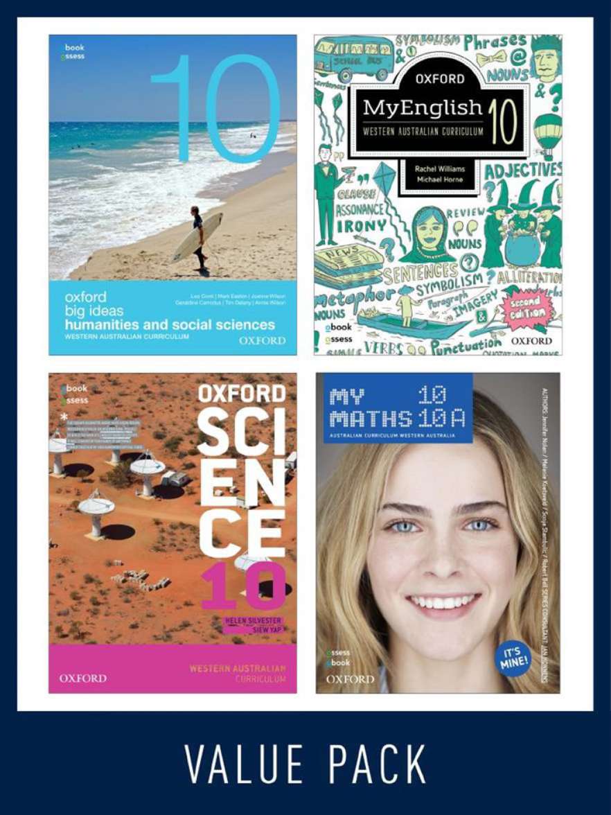 Oxford Value Pack Western Australian Curriculum Year 10 2021 (print+digital) Oxford Value Pack Western Australian Curriculum Year 10 2021 (print+digital)