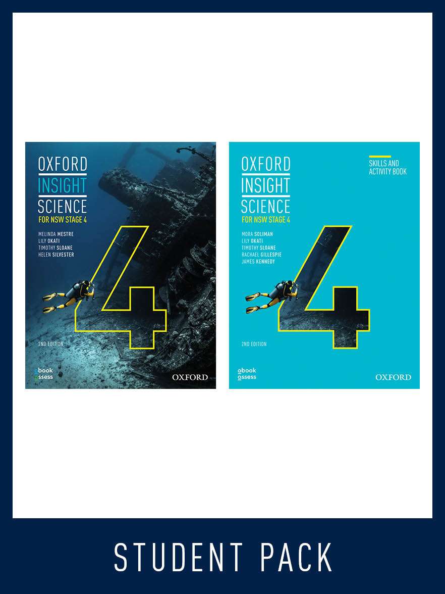 Oxford Insight Science for NSW Stage 4 2E Student Book/Workbook Student Pack