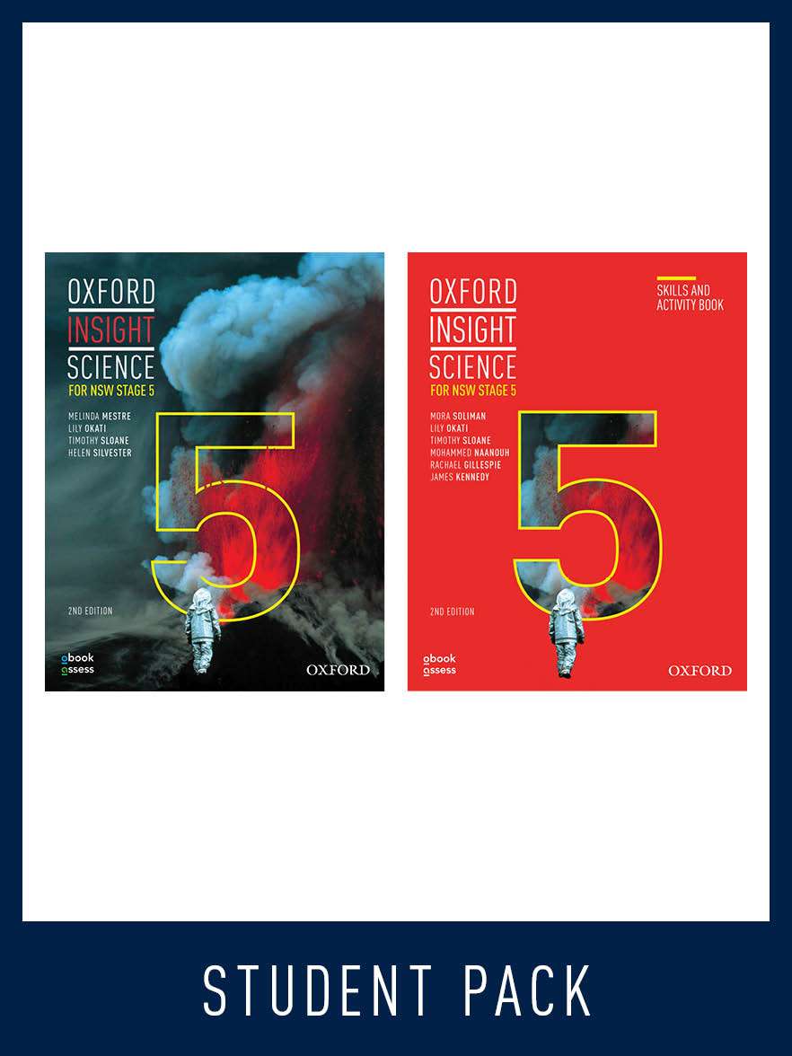 Oxford Insight Science for NSW Stage 5 2E Student Book/Workbook Student Pack