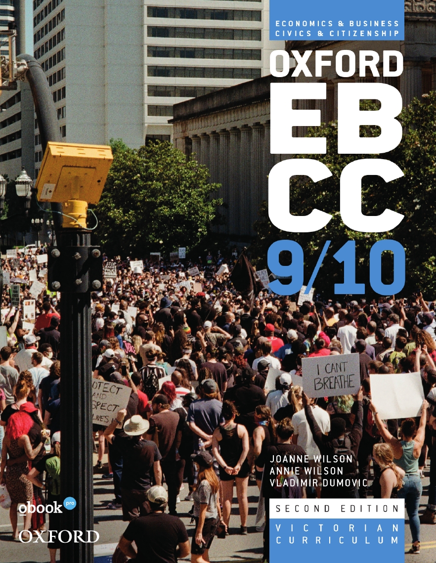 Oxford Economics & Business Civics & Citizenship 9 &10 Student book+Student obook pro