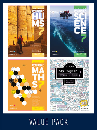 Oxford Value Pack Year 7 2022 edition (print+digital) Oxford Value Pack Year 7 2022 edition (print+digital)