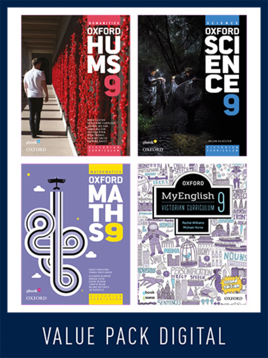 Oxford Value Pack Year 9 2022 edition (digital) Oxford Value Pack Year 9 2022 edition (digital)