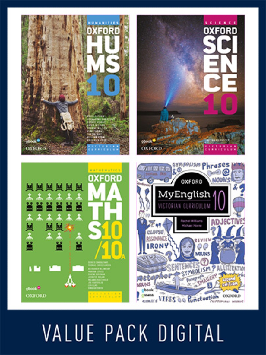 Oxford Value Pack Year 10 2022 edition (digital) Oxford Value Pack Year 10 2022 edition (digital)