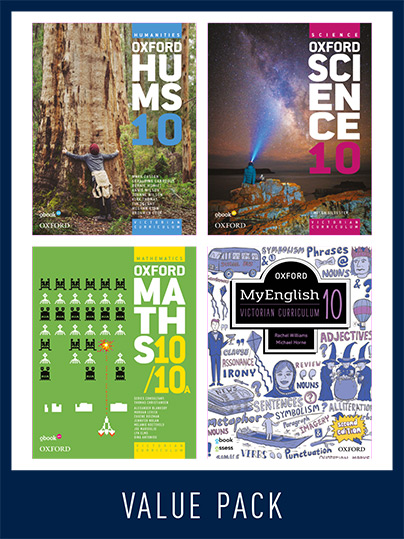 Oxford Value Pack Year 10 2022 edition (print+digital) Oxford Value Pack Year 10 2022 edition (print+digital)