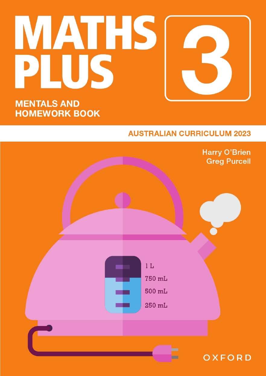 Maths Plus Australian Curriculum Mentals and Homework Book 3, 2023
