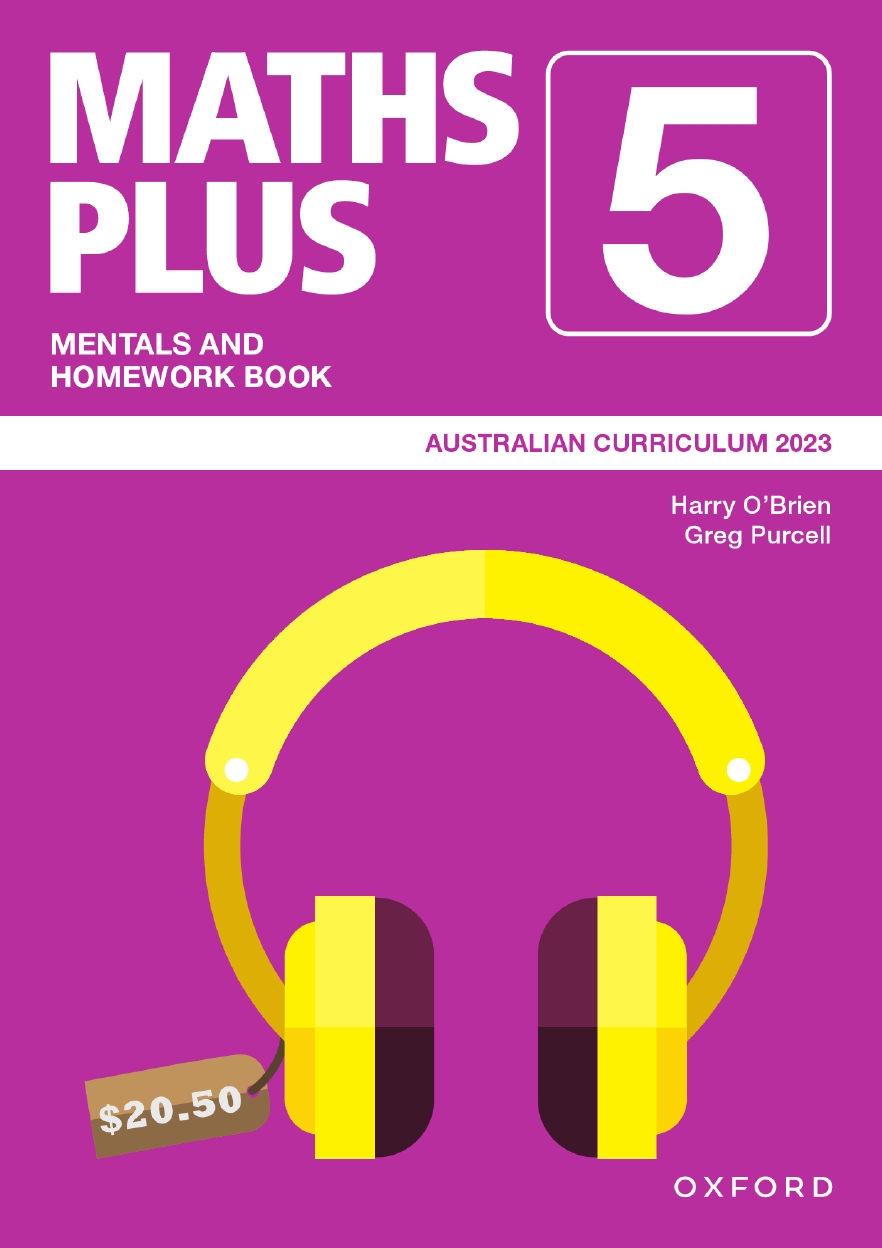 Maths Plus Australian Curriculum Mentals and Homework Book 5, 2023