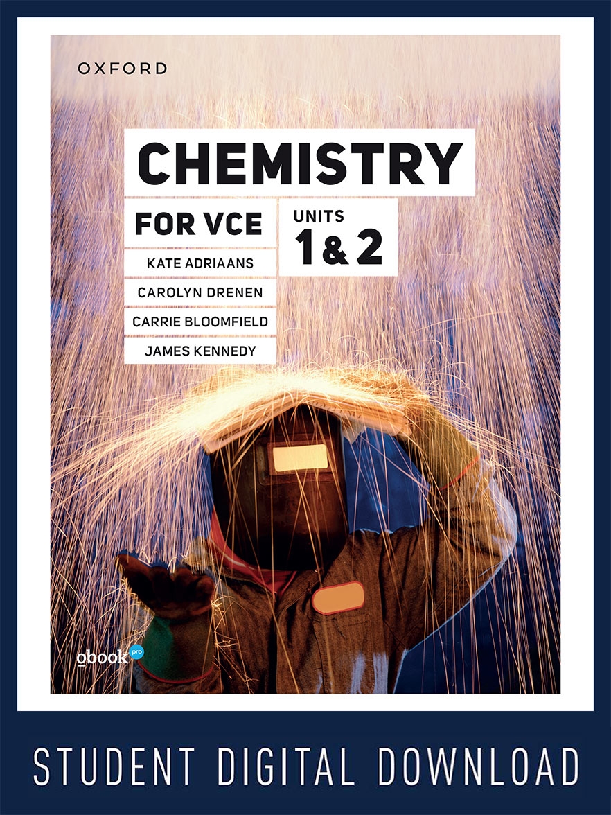 Chemistry for VCE Units 1 & 2 Student obook pro (2yr licence)