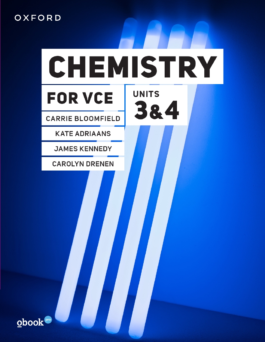 Chemistry for VCE Units 3 & 4 Student Book+obook pro