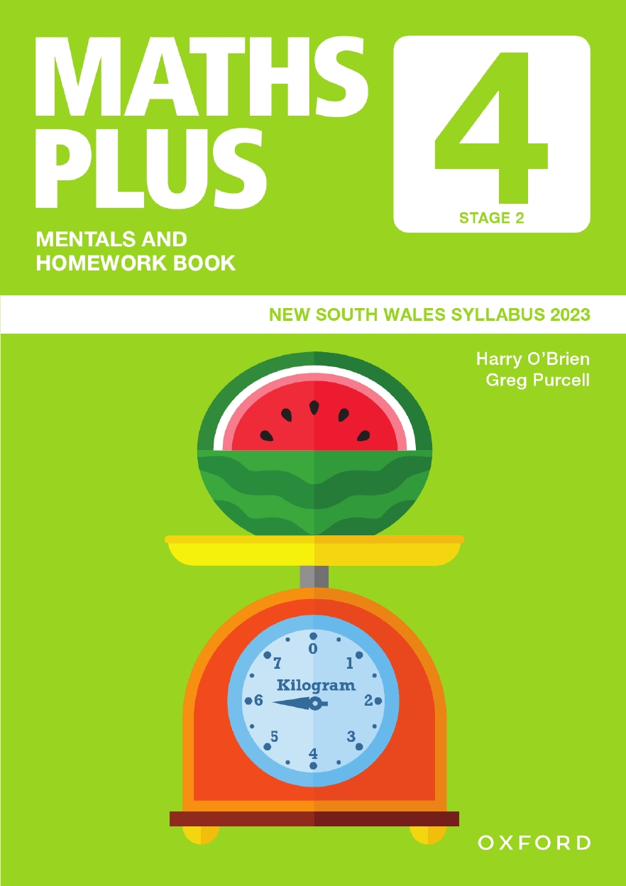 Maths Plus NSW Syllabus Mentals and Homework Book 4, 2020