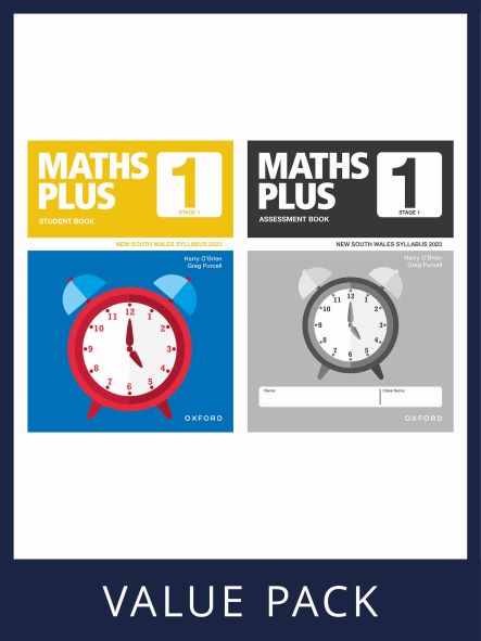 Maths Plus NSW Syllabus Student and Assessment Book 1 Value Pack, 2020