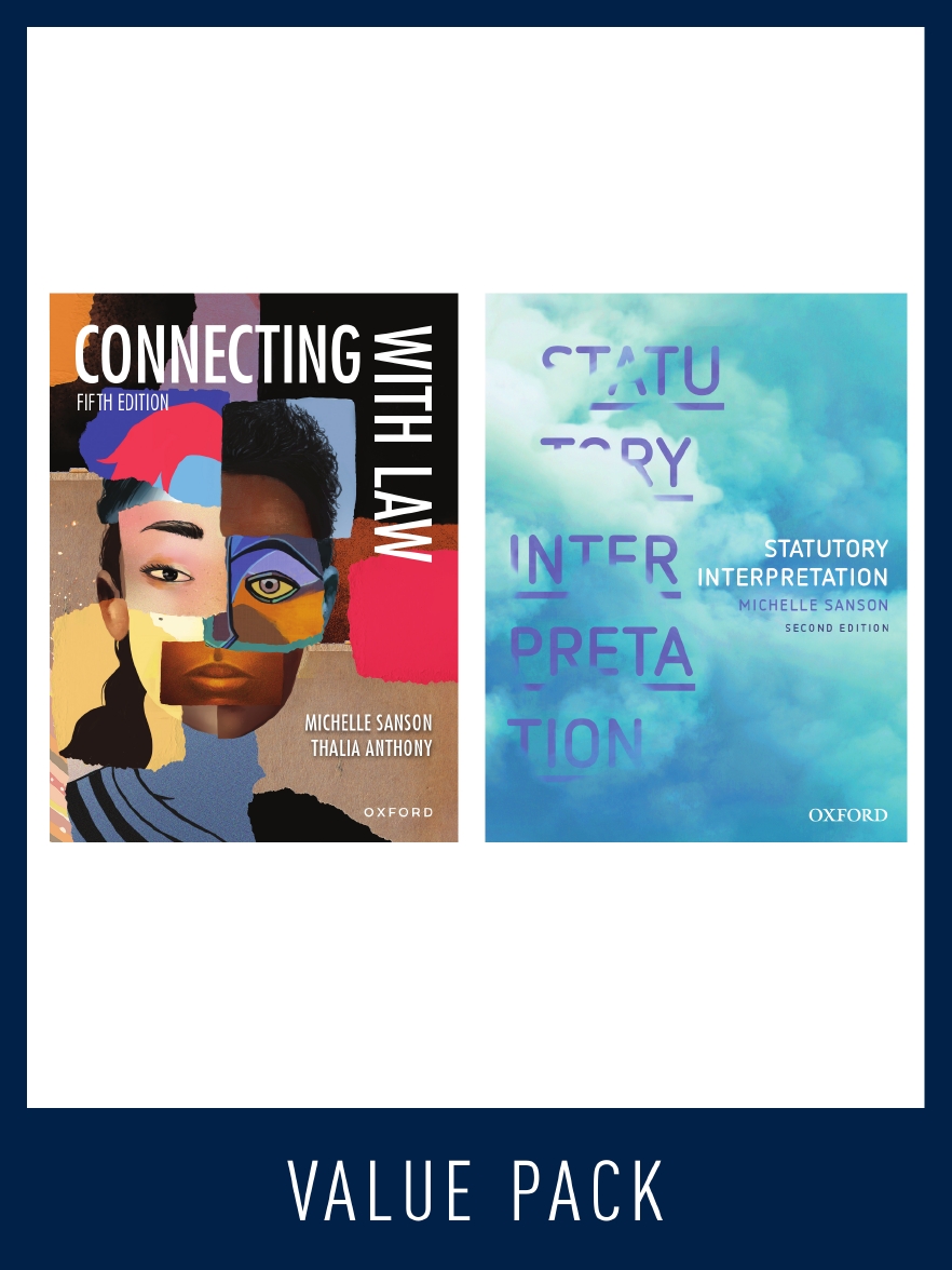 Connecting with Law 5e and Statutory Interpretation 2e Value Pack Connecting with Law 5e and Statutory Interpretation 2e Value Pack