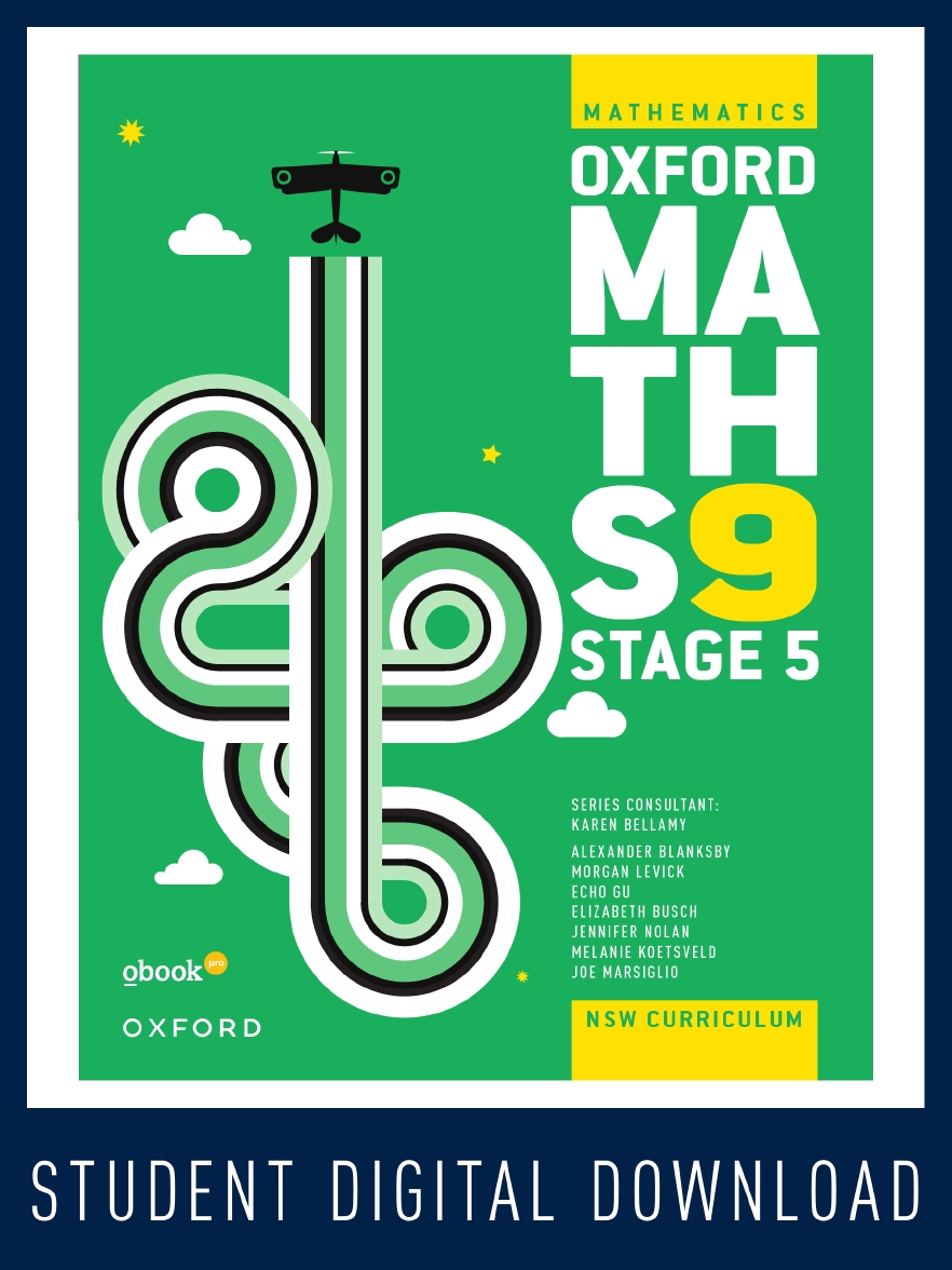 Oxford Maths 9 Stage 5 Student obook pro (1yr student licence)