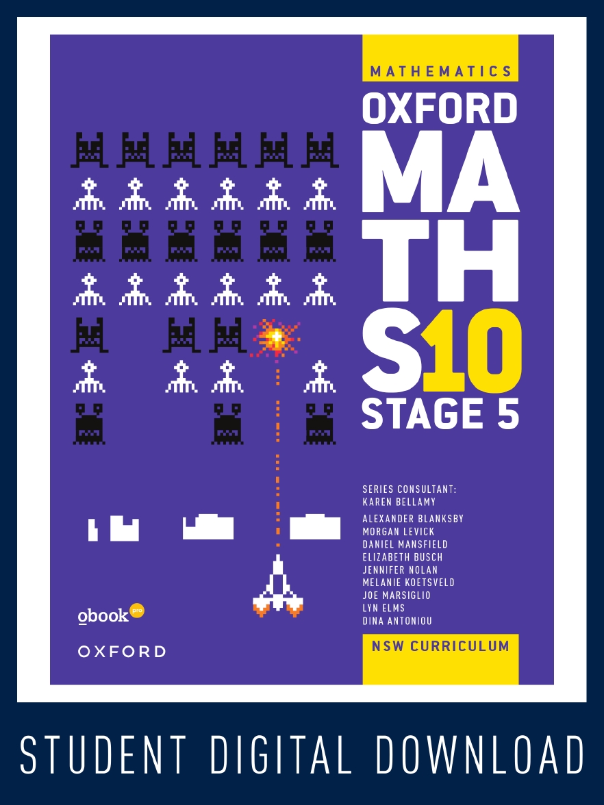 Oxford Maths 10 Stage 5 Student obook pro (1yr student licence)