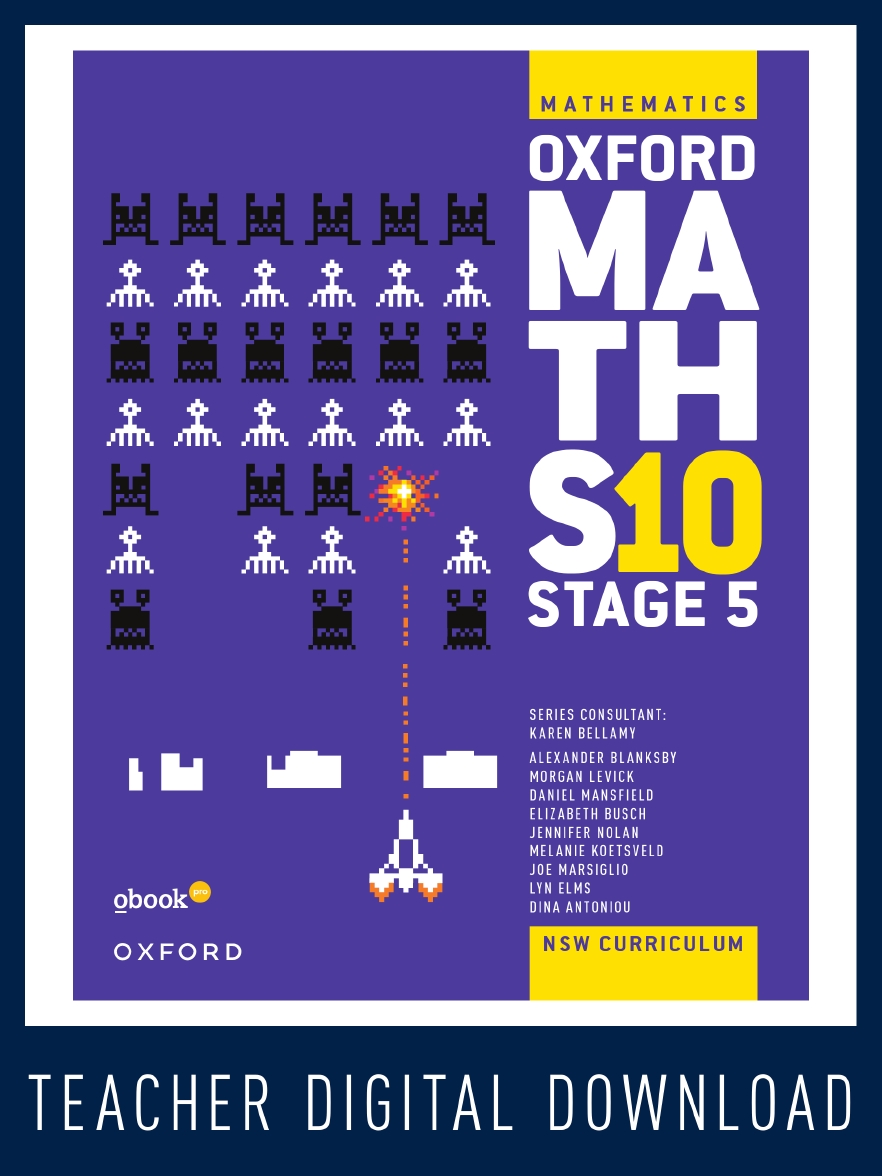 Oxford Maths 10 Stage 5 Teacher obook pro (1yr licence)