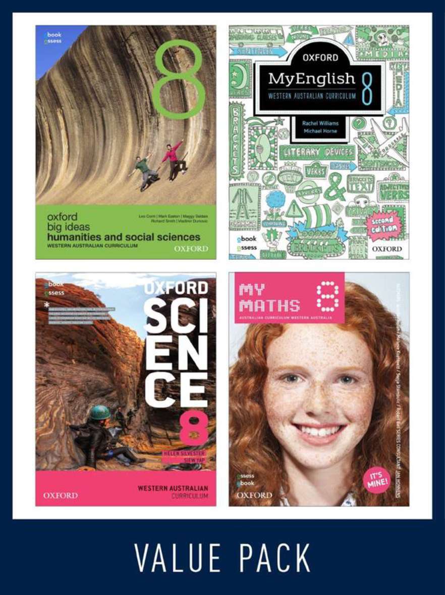 Oxford Value Pack WA Curriculum 7 2024 (Print+digital licence 1 year)