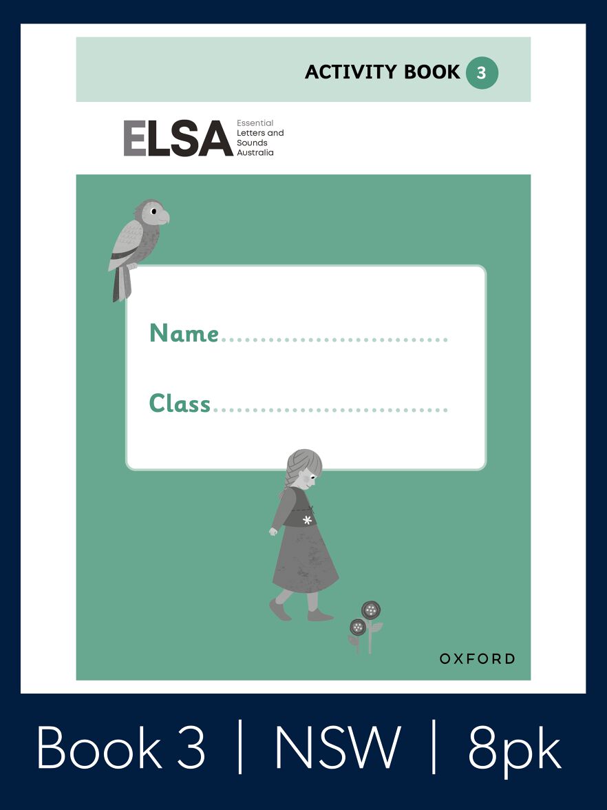 Essential Letters and Sounds Australia Activity Book 3 Foundation Pack of 8 NSW Essential Letters and Sounds Australia Activity Book 3 Foundation Pack of 8 NSW
