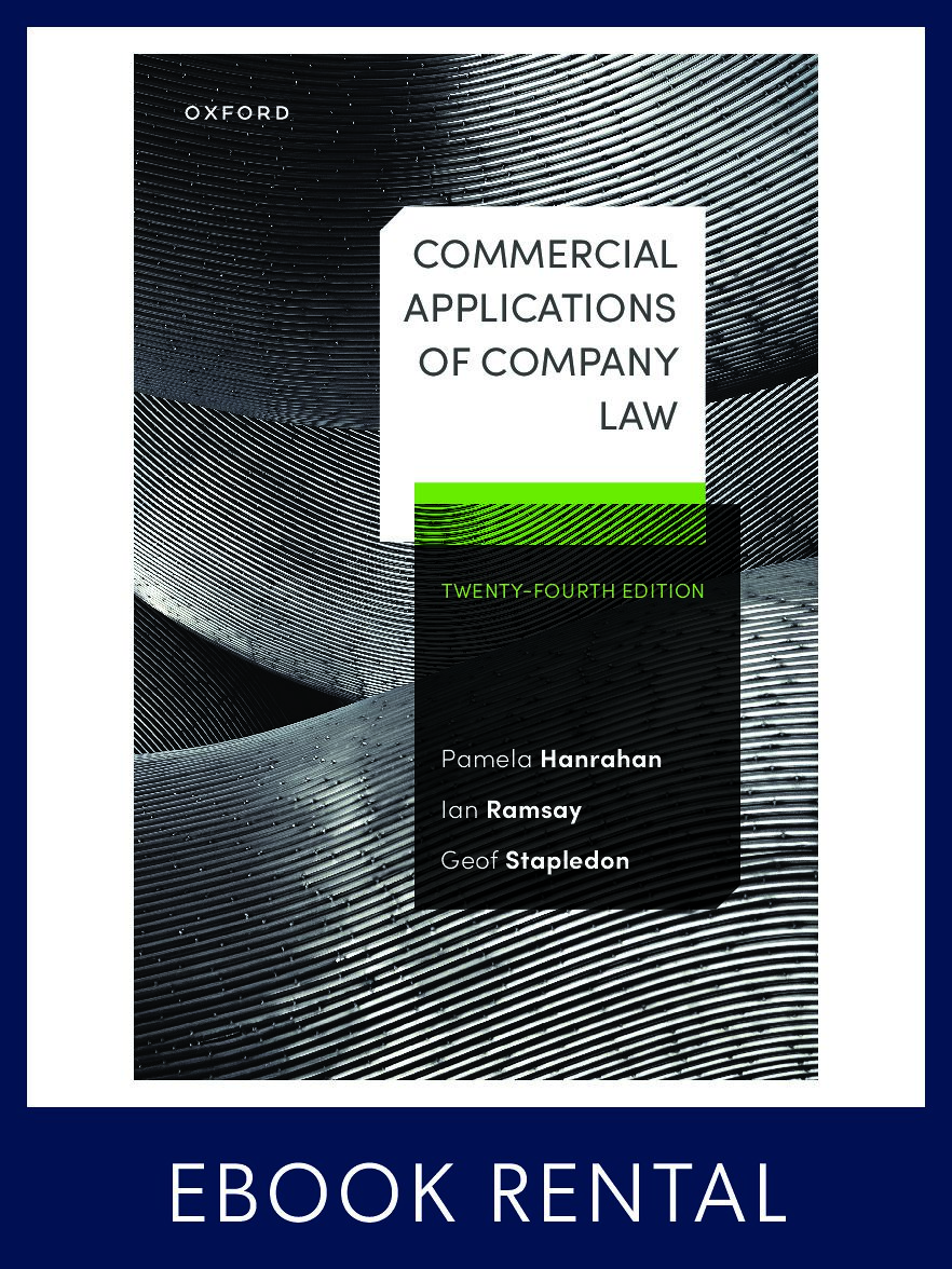 Commercial Applications of Company Law eBook