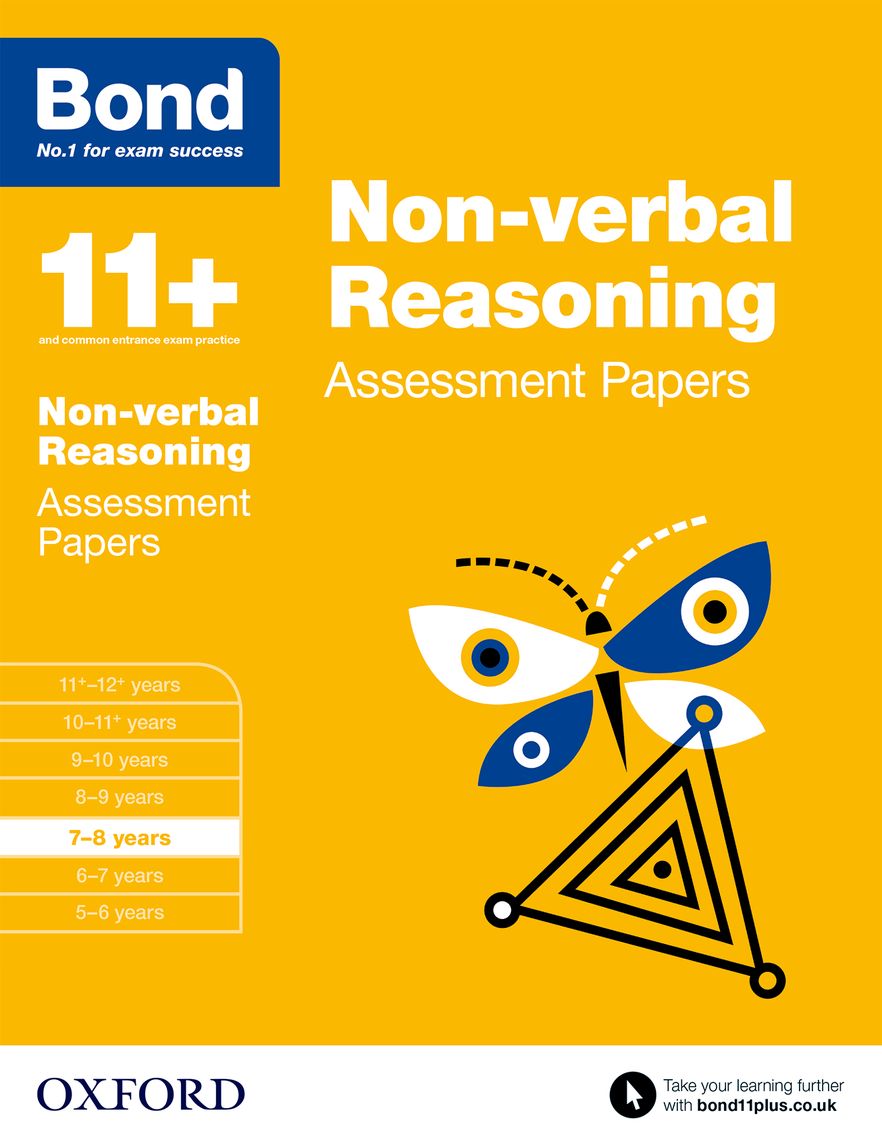 Picture of Bond 11 Non Verbal Reasoning Assessment Papers 7 to 8 years