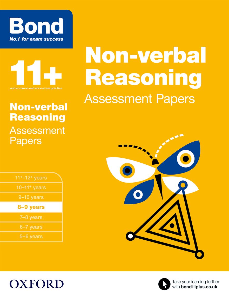 Picture of Bond 11 Nonverbal Reasoning Assessment Papers 8 to 9