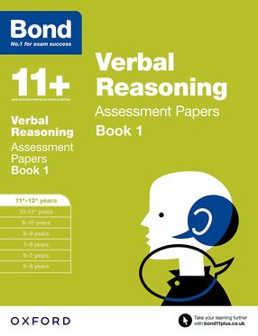 圖片 Bond 11 Verbal Reasoning Assessment Papers 11 to 12 years Book 1