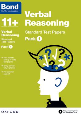 Picture of Bond 11 Verbal Reasoning Standard Test Papers Pack 1