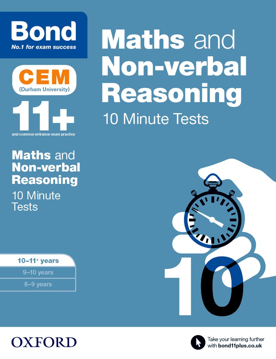 圖片 Bond 11+: Maths & Non-verbal reasoning 10 Minute Tests 10-11 years