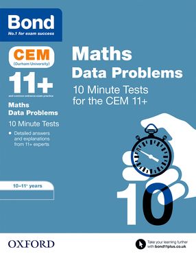 Picture of Bond 11+: CEM Maths Data 10 Minute Tests : 10-11 Years
